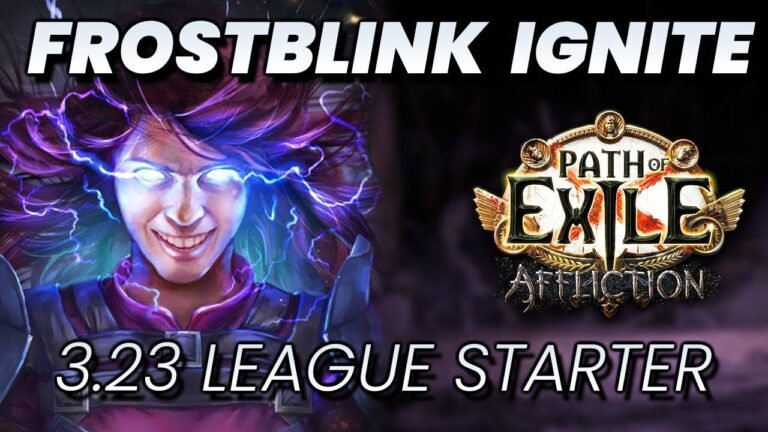“Check out the swift and fiery Frostblink Ignite build – it’s your perfect league starter for 3.23 Affliction!”
