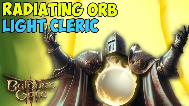 Check out this guide for building a super tanky Radiating Orb Cleric with a focus on armor and class in Acts 1-3 of Baldur’s Gate 3!