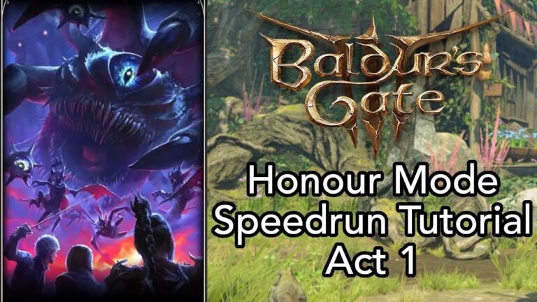 Baldur’s Gate 3 – How to Beat Honour Mode Quickly and Get Achievements – Getting Started and Act 1 Walkthrough