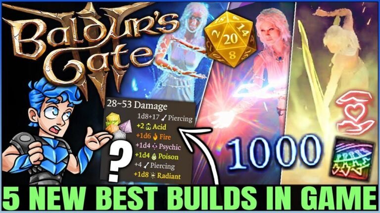 Top 5 Strongest Builds in Baldur’s Gate 3 – Expert Guide for Honour Mode Classes, Spells, and Multiclassing!