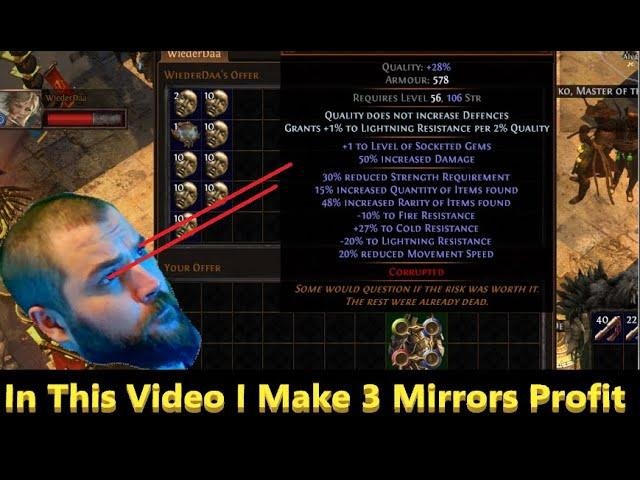 [Path of Exile 3.23] Made 3 mirrors profit while filming this video—even with really bad luck!