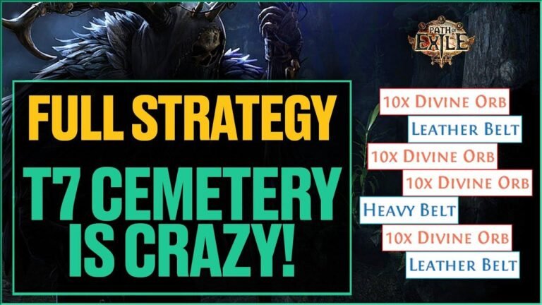 Path of Exile | T7 Cemetery Boasts Maximum Loot! Magebloods, Headhunters, Divines, and Much More!