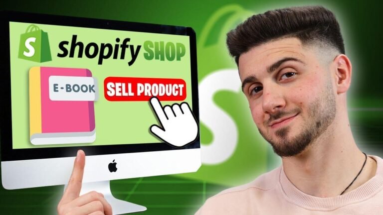 "Wie Sie im Jahr 2024 ganz einfach digitale Produkte auf Shopify verkaufen können: Eine einfache und freundliche Schritt-für-Schritt-Anleitung"