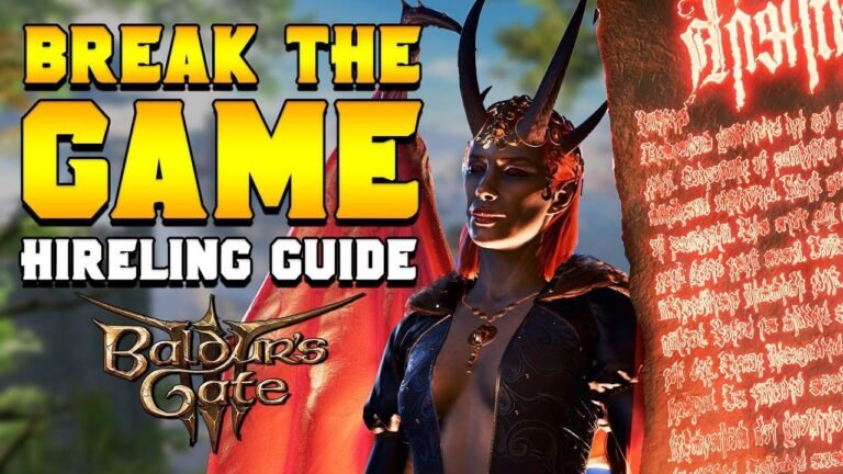 “Breaking the Game: A Guide to Hirelings in Baldur’s Gate 3”