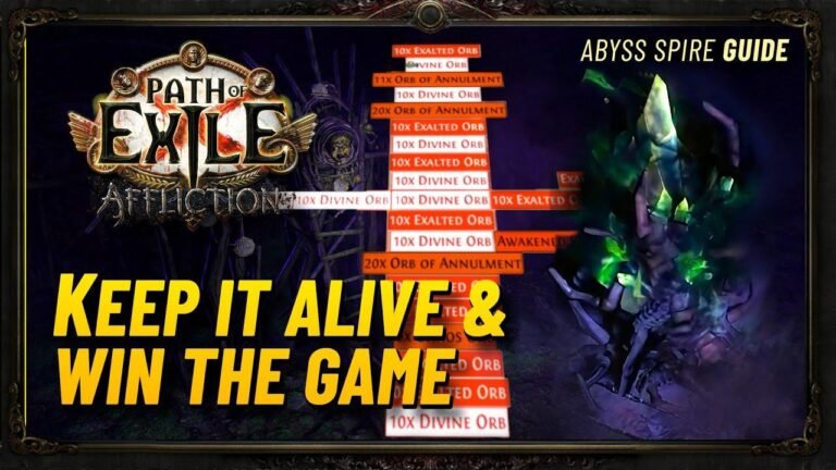 Discover how to farm Abyss Stygian Spires in Path of Exile 3.23 with our comprehensive Abyss Guide. Learn how to PRINT Currency from the Abyss.