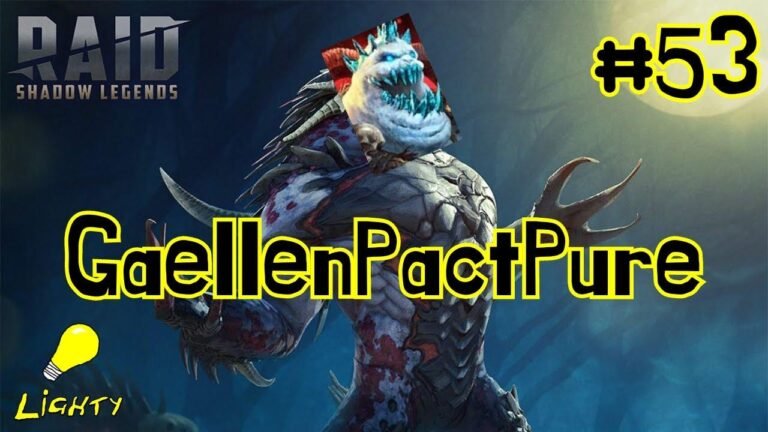 Gaellen Pact Pure No. 53 in Raid Shadow Legends is a free-to-play champion.