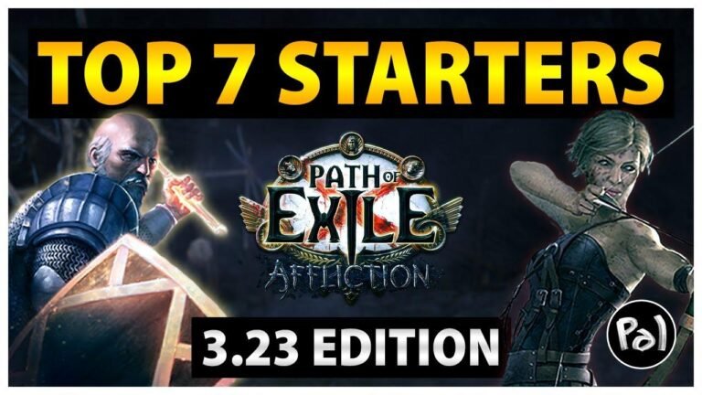 [Poe 3.23] Check out my top 7 league starters for Path of Exile Affliction! These builds are great for getting started in the new league.
