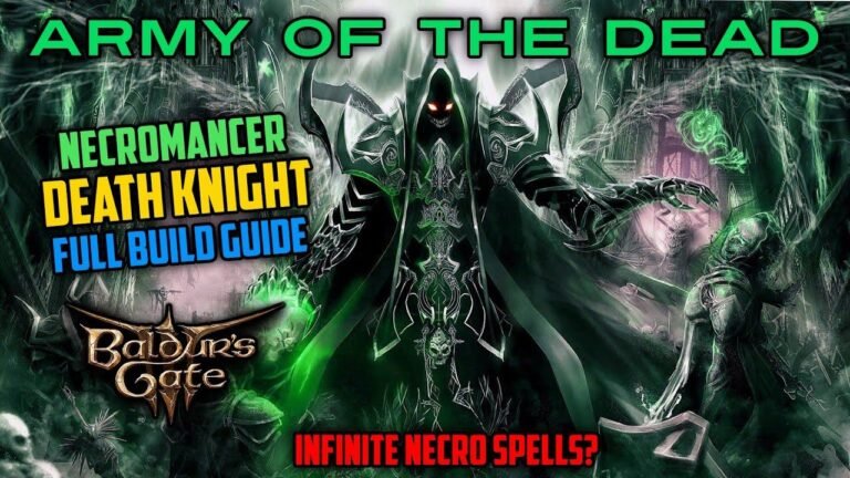“Guide to Building a Necromancer Death Knight – Paladin/Wizard in Baldur’s Gate 3”