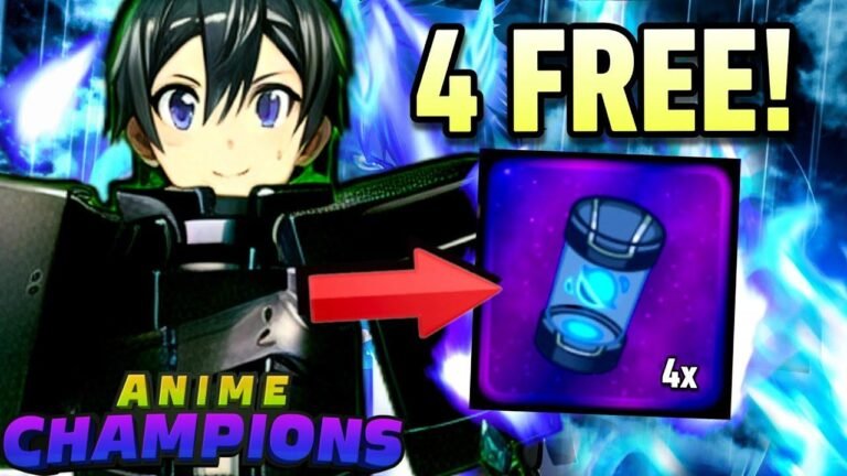 New updates for Anime Champions Simulator include 4 new cosmic codes and the addition of the new Kirito Titan Cosmic character.