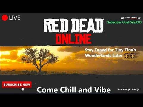 Live-Stream zum Geldverdienen in Red Dead Online und ein Duell-Spiel-Stream von Tiny Tina's Wonderlands auf PS5. #livestream