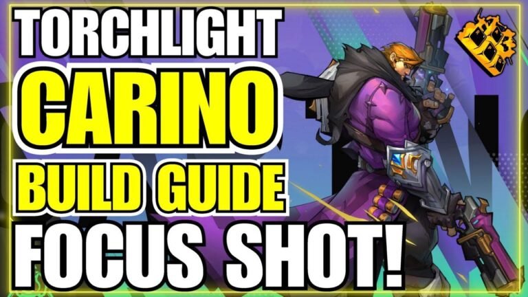 Guide to building the ultimate Carino Sniper endgame in Torchlight Infinite! Master the Focus Shot and Whirlwind Blades for maximum damage!