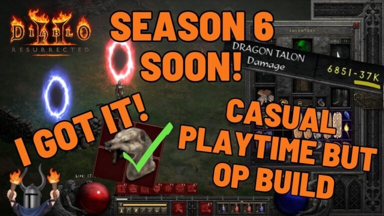 Discover the ultimate Diablo 2 Assassin Guide: DUAL MOSAIC for the best Season Starter leading into Endgame⚔️.Master the Assassin’s skills and dominate the game!