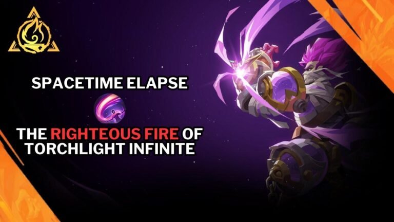 [TLI] Torchlight's Righteous Fire - SPACETIME ELAPSE Youga Mind Control Build that's easy to read and SEO friendly.