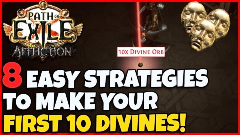[Path of Exile 3.23] 8 Easy Money-Making Tips to Earn Your First 10 Divines With ANY Build
