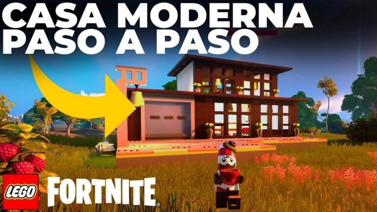 Build your first modern LEGO Fortnite HOUSE | Survival Mode