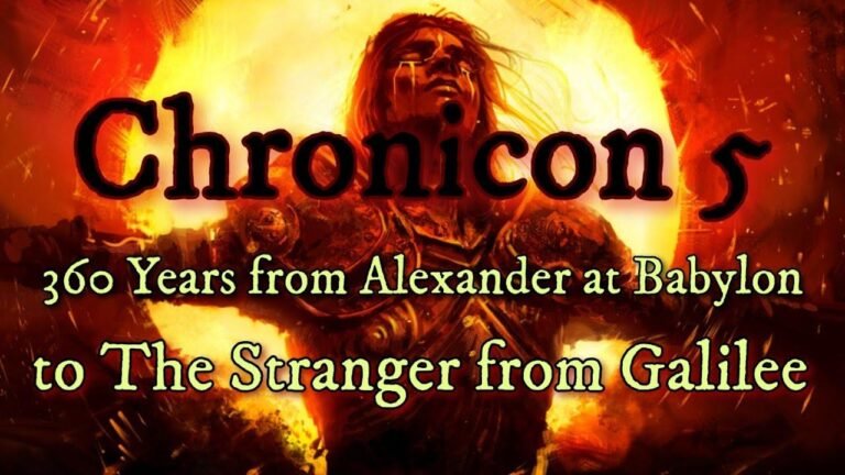 Chronicon 5: 360 Jahre von Alexanders Ankunft in Babylon bis zur Ankunft des Fremden aus Galiläa.