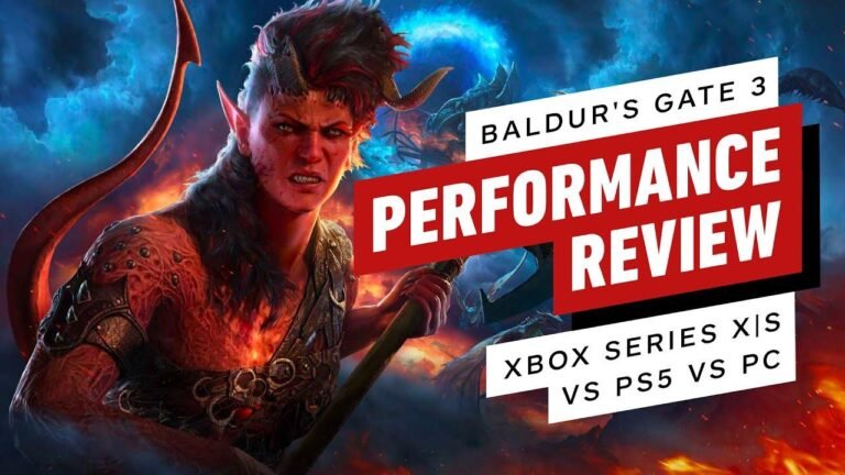 Comparison of Baldur’s Gate 3 performance on Xbox Series X|S and PS5