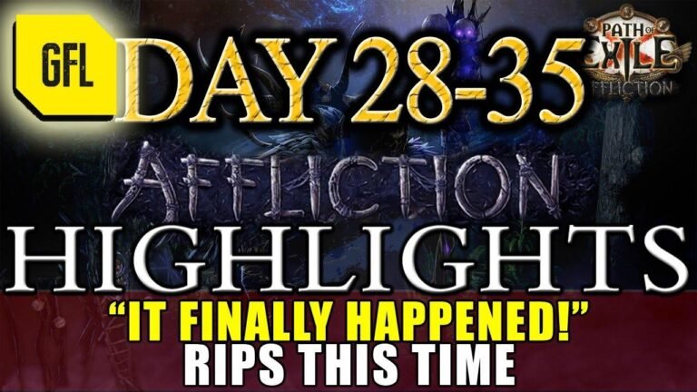 Path of Exile 3.23: Affliction Day # 28-35 Brings Rips, Oddities, and More – “It Finally Happened!”
