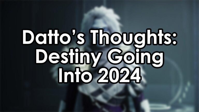 "Datto's Überlegungen zur Zukunft von Destiny im Jahr 2024"