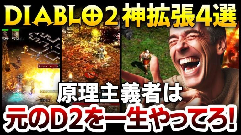 Vergleichen und erklären Sie 4 große Erweiterungen, die Diablo 2 im Jahr 2024 zu einem legendären Spiel machen werden - Diablo 2 Resurrected | Reign of Terror | Median XL.