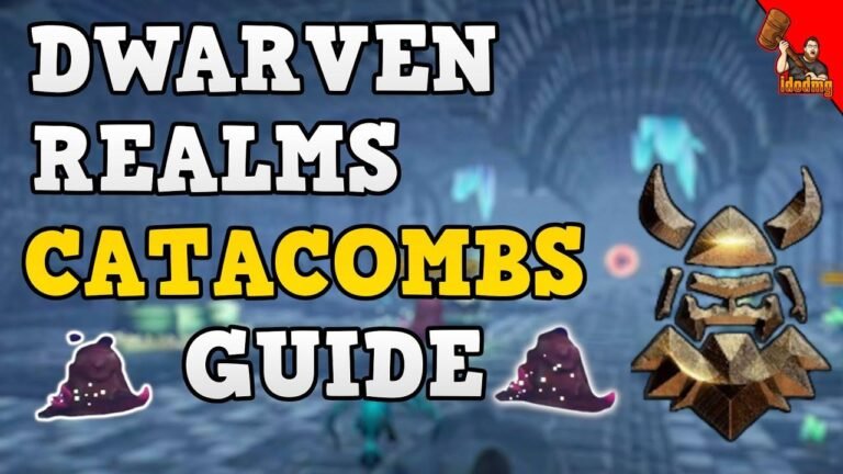 Explore the first level of the Dwarven Realms Catacombs with our user-friendly guide. Get ready for an adventure filled with twists and turns as you delve into the underground world of the dwarves!