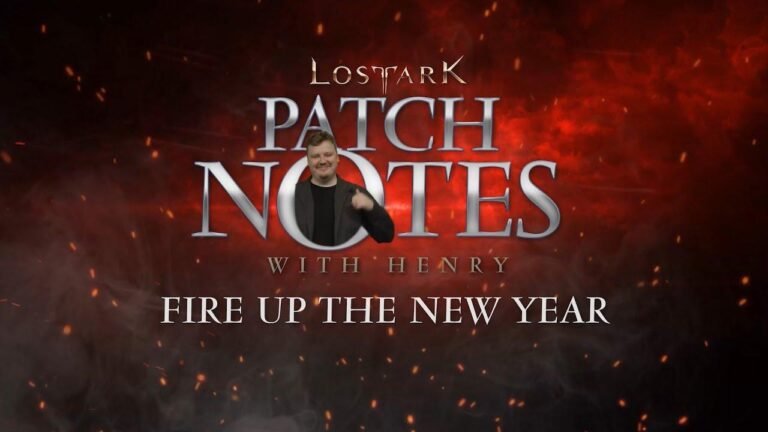 Get ready for the new year with Henry and the latest patch notes for Lost Ark!