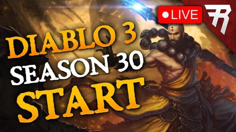 Final Chance! Diablo 3 Season 30 Leveling Gameplay