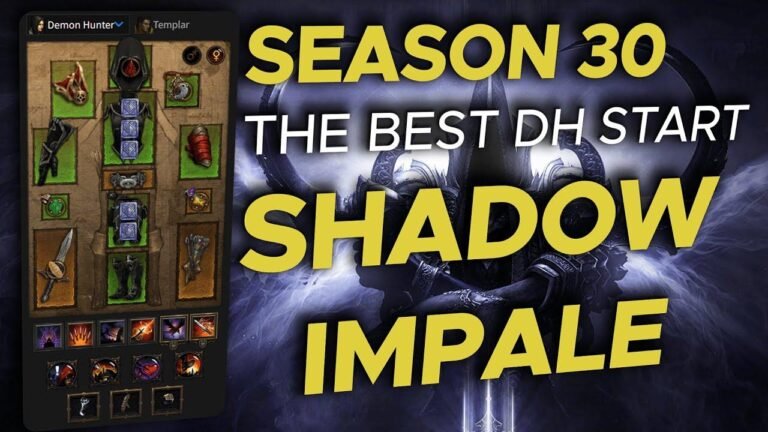 “Guide to Diablo 3 Season 30 – Shadow Impale Demon Hunter Build”