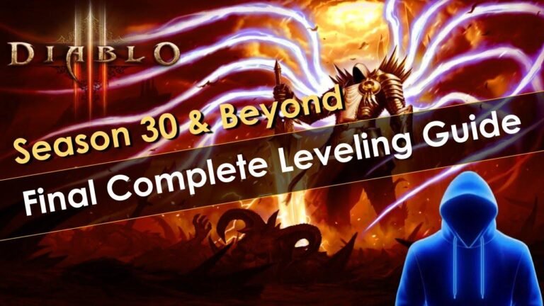 Diablo 3 Season 30 Full Leveling Guide for Every Class