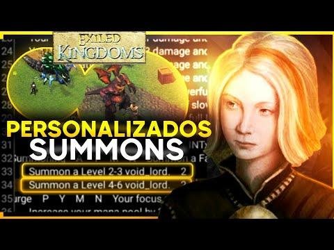 How to change summons of mage skill in Exiled Kingdoms?