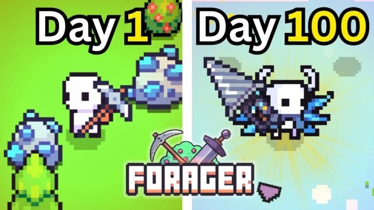 I spent 100 days playing Forager.