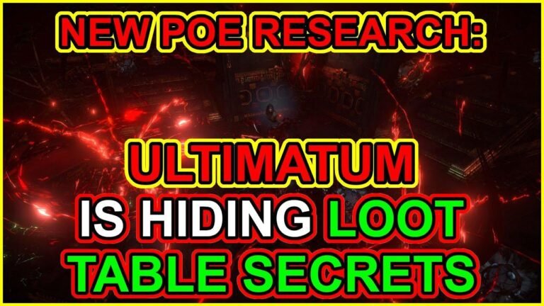 POE – Path of Exile 3.23 Reveals Trialmaster’s Secret Loot Table for Unique Item Drop Rates