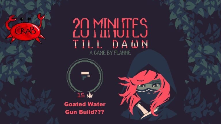 Is Watering Gun Katana the ultimate Katana build? (15-min gameplay in 20 minutes till dawn darkness)