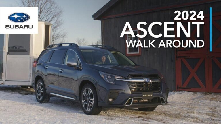 Werfen Sie einen Blick auf den Subaru Ascent 2024 - den perfekten mittelgroßen 3-Reihen-SUV für alle Ihre Familienabenteuer.