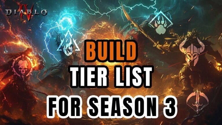 Diablo 4 Season 3 Best Class Tier List: Top Builds for Humans to Easily Dominate!