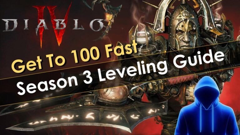 “Guide to Leveling in Season 3 of Diablo 4”