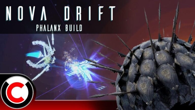 Erleben Sie den furchterregenden Phalanx-Build - eine mächtige Verteidigungsformation in Nova Drift! Meistern Sie diese Strategie für epische Schlachten.