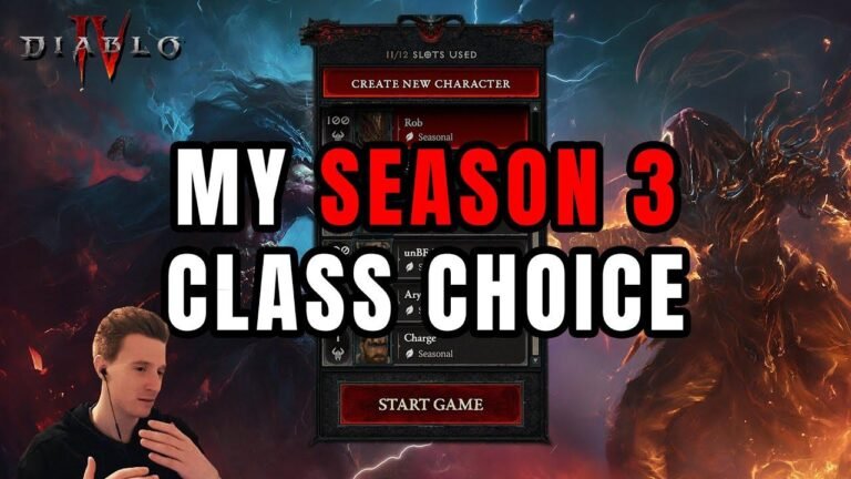 My Choice for Diablo 4 Season 3 Class & Reasons for Playing …