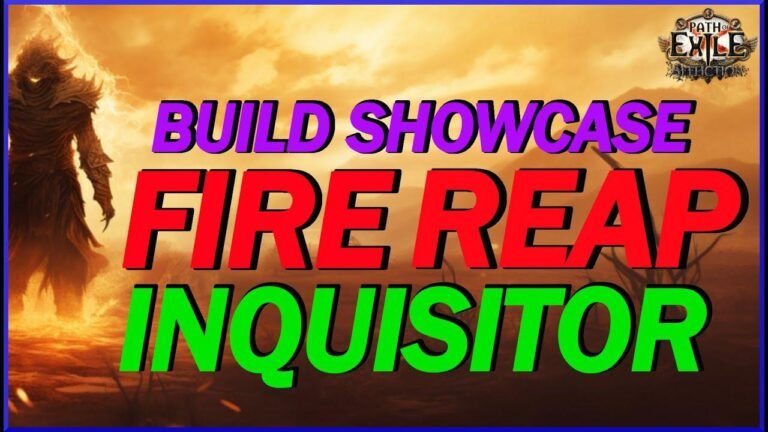 Seht euch unser Inquisitor-Build-Showcase für POE 3.23: Fire Reap an. Mit diesem Build kannst du alle Inhalte und die meisten Valdo-Karten problemlos abschließen!
