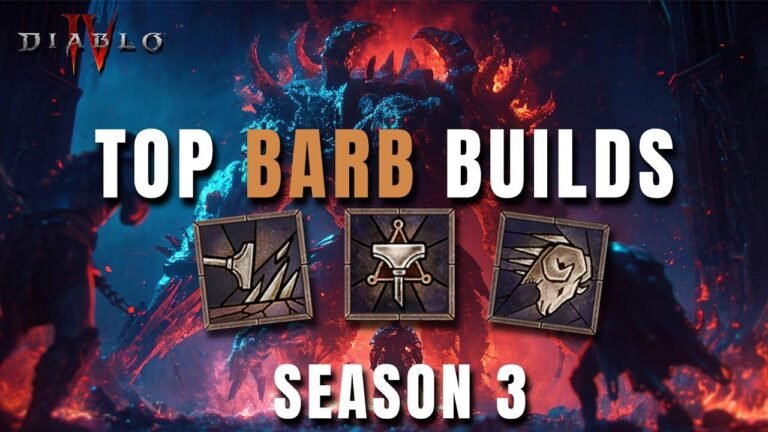 Welche Klasse ist die beste für Saison 3 in Diablo 4? Erkundung der Top-Builds und Tier-Listen für BARB!
