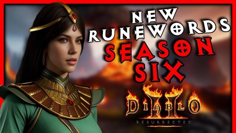 “Exciting New Runewords to Shake Up Diablo 2 Resurrected Season 6”