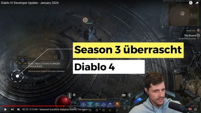 Diablo 4: Saison 3 bringt Überraschungen mit Klassen-Buffs und Nerfs. Mach dich bereit für eine spannende neue Saison!
