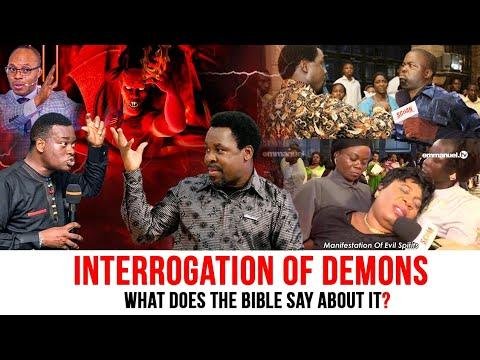 What does the Bible say about interrogating demons and asking them questions?