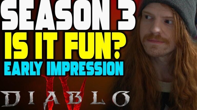 "Diablo 4 Season 3: Erste Gedanken - Ist es unterhaltsam?"