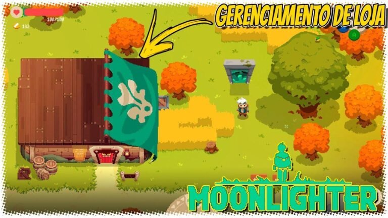 “Moonlighter gameplay in Portuguese is a very entertaining RPG with pixel art and shop management.”