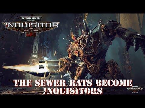 “The Sewer Brigade: Inquisitors of the Emperor in Warhammer 40k” – a tale of sewer rats turned inquisitors.