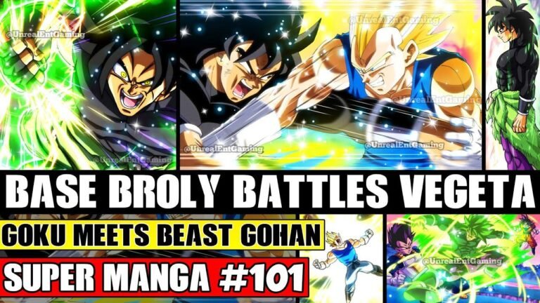 Vegeta trains Broly, Goku learns about Beast Gohan in Dragon Ball Super Manga Chapter 101. Spoilers included.