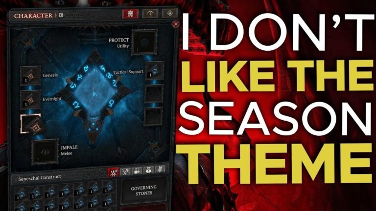 Diablo 4 – Season 3: I’m Not a Fan of the Theme!