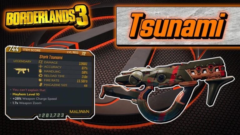 Guide to Legendary Items in Borderlands 3: Tsunami
