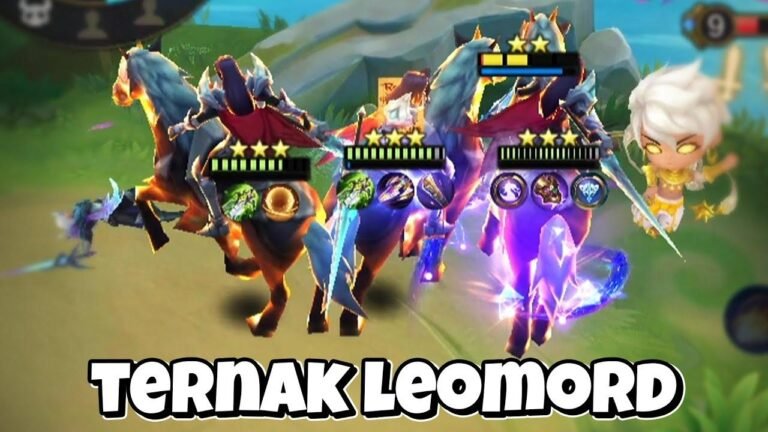 “TOO CRAZY!! LEOMORD B3 CATTLE SKILL 2!! MAGIC CHESS MOBILE LEGENDS”